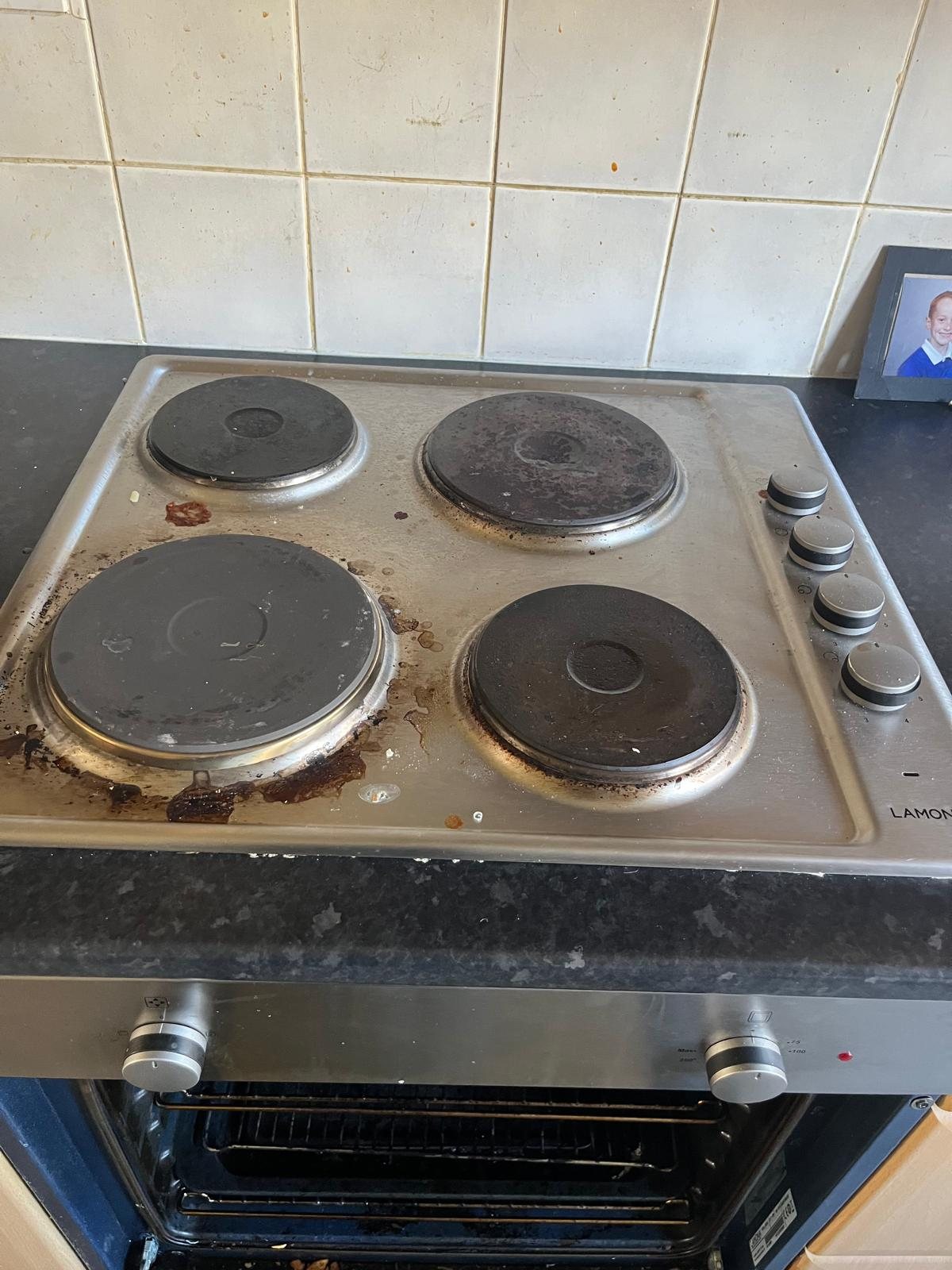 Hob Cleaning after cleaning